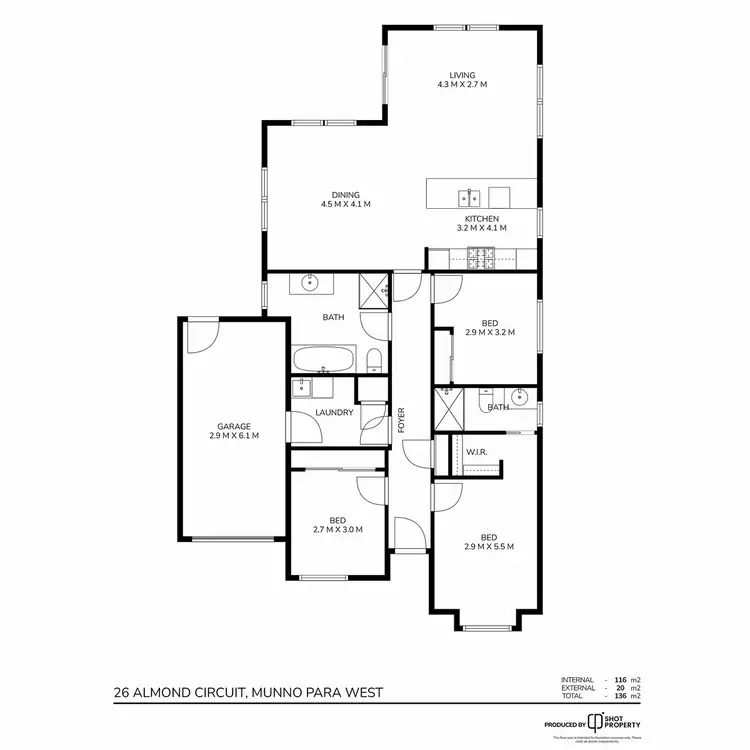 Floorplan of Homely house listing, 26 Almond Circuit, Munno Para West SA 5115