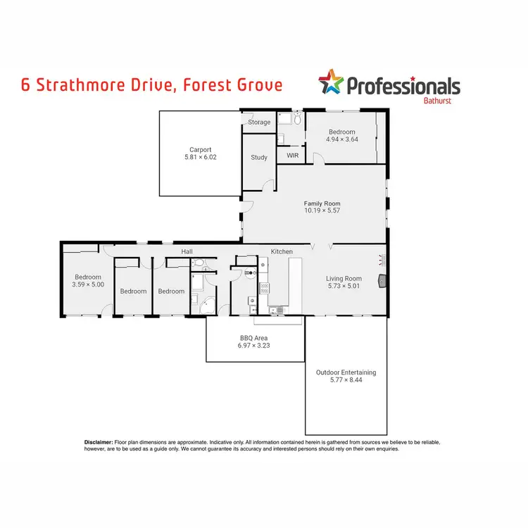 Floorplan of Homely house listing, 6 Strathmore Drive, Forest Grove NSW 2795