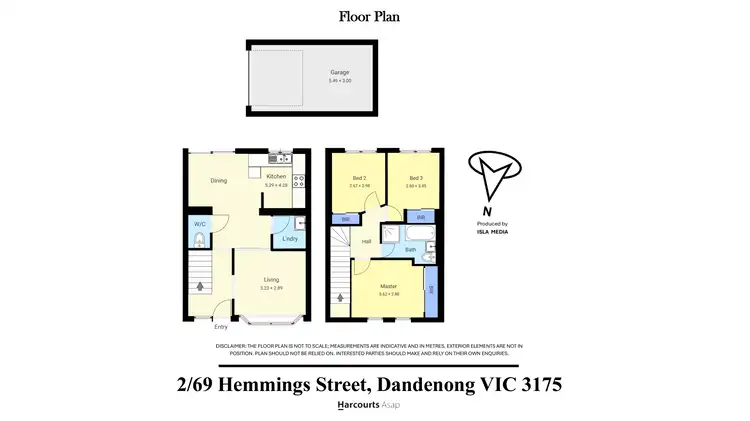 Floorplan of Homely unit listing, 2/69 Hemmings Street, Dandenong VIC 3175