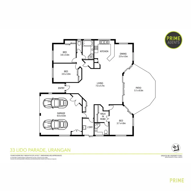 Floorplan of Homely house listing, 33 Lido Parade, Urangan QLD 4655