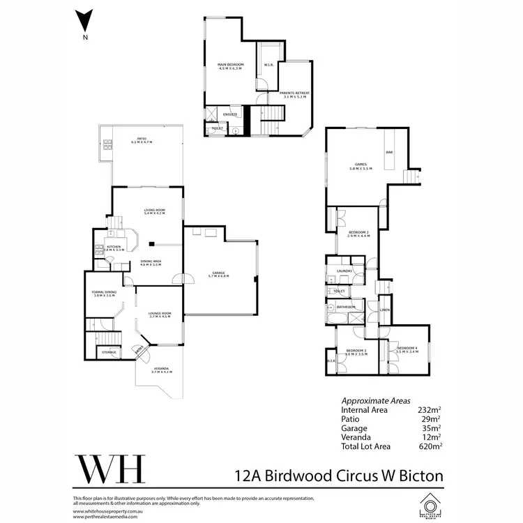 Floorplan of Homely house listing, 12A Birdwood Circus West, Bicton WA 6157