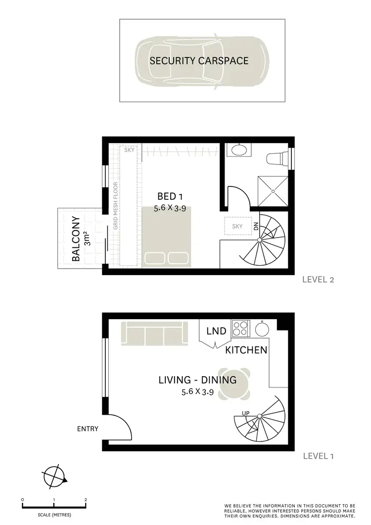 Floorplan of Homely apartment listing, 19/43 Mallett Street, Camperdown NSW 2050