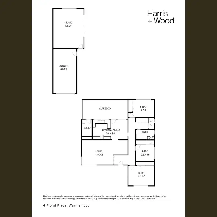 Floorplan of Homely house listing, 4 Floral Place, Warrnambool VIC 3280