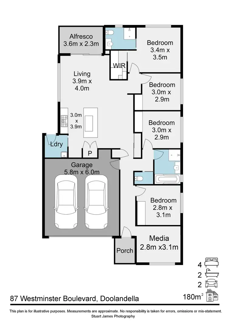 Floorplan of Homely house listing, 87 Westminster Boulevard, Doolandella QLD 4077