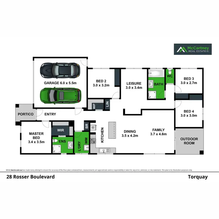 Floorplan of Homely house listing, 28 Rosser Boulevard, Torquay VIC 3228