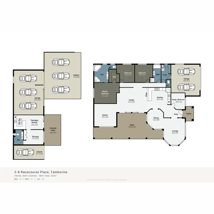 Floorplan of Homely rural property listing, 2 - 8 Racecourse Place, Tamborine QLD 4270