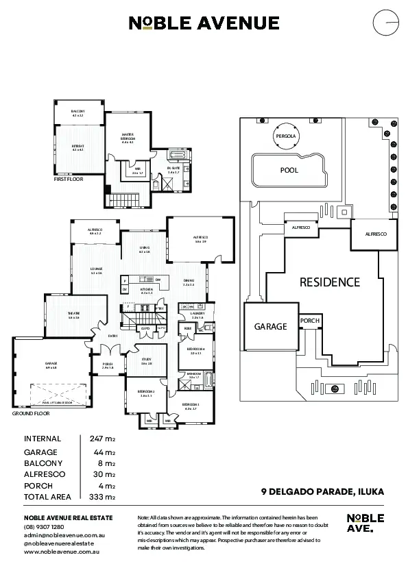 Floorplan of Homely house listing, 9 Delgado Parade, Iluka WA 6028