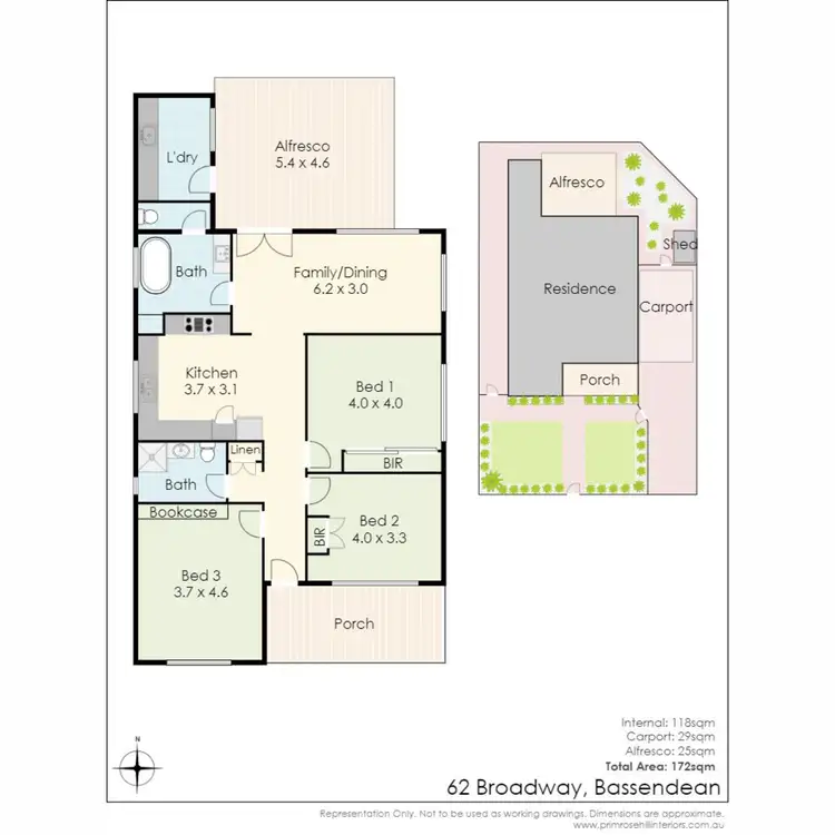 Floorplan of Homely house listing, 62 Broadway, Bassendean WA 6054