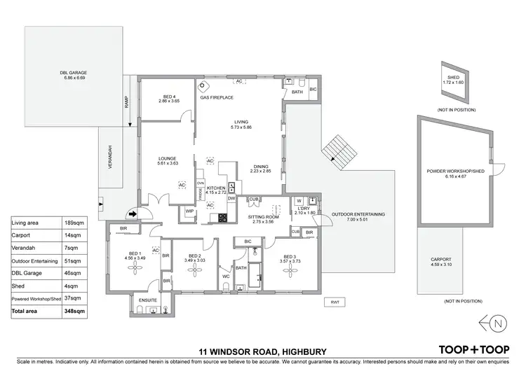 Floorplan of Homely house listing, 11 Windsor Road, Highbury SA 5089