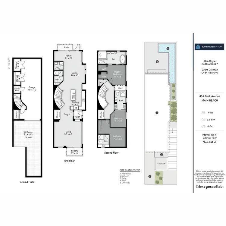 Floorplan of Homely villa listing, 41a Peak Avenue, Main Beach QLD 4217