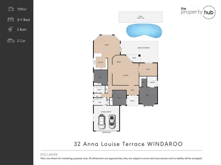 Floorplan of Homely house listing, 32 Anna Louise Terrace, Windaroo QLD 4207