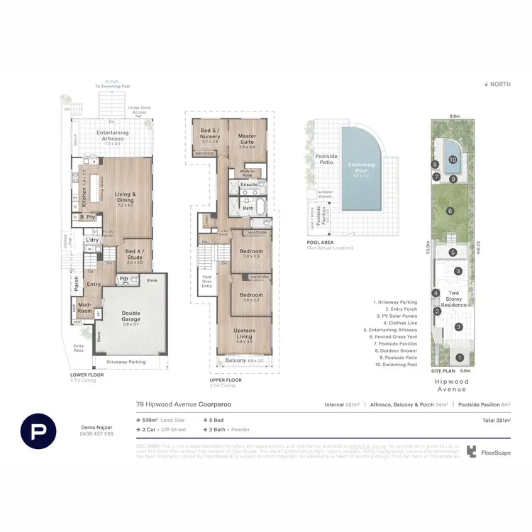 Floorplan of Homely house listing, 79 Hipwood Avenue, Coorparoo QLD 4151