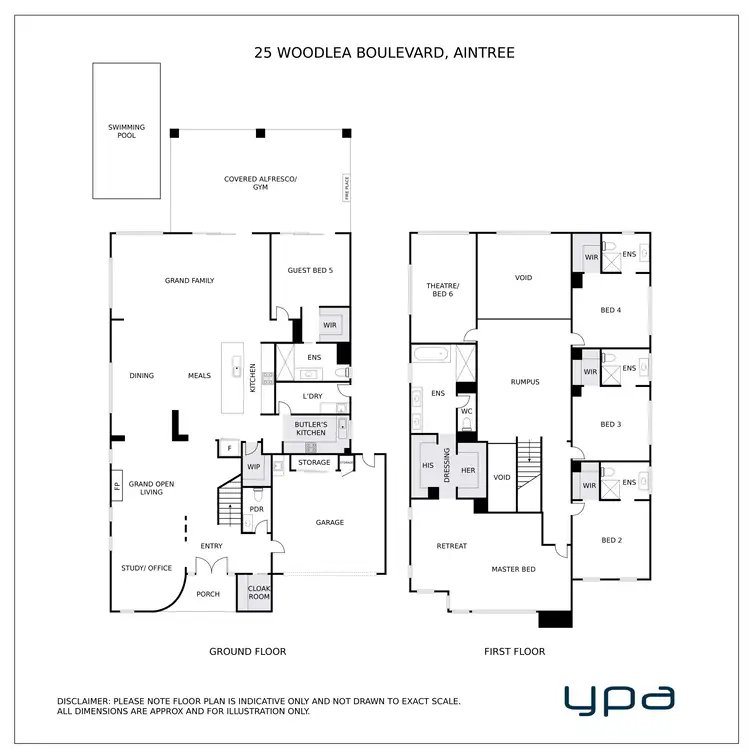 Floorplan of Homely house listing, 25 Woodlea Boulevard, Aintree VIC 3336