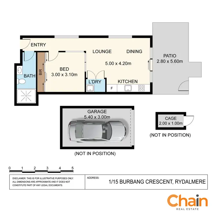 Floorplan of Homely unit listing, 1/15 Burbang Crescent, Rydalmere NSW 2116
