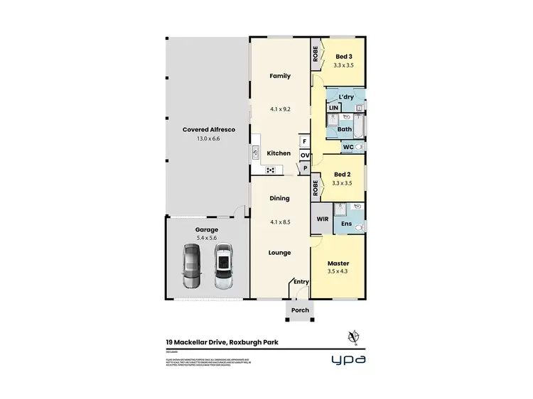 Floorplan of Homely house listing, 19 Mackellar Drive, Roxburgh Park VIC 3064