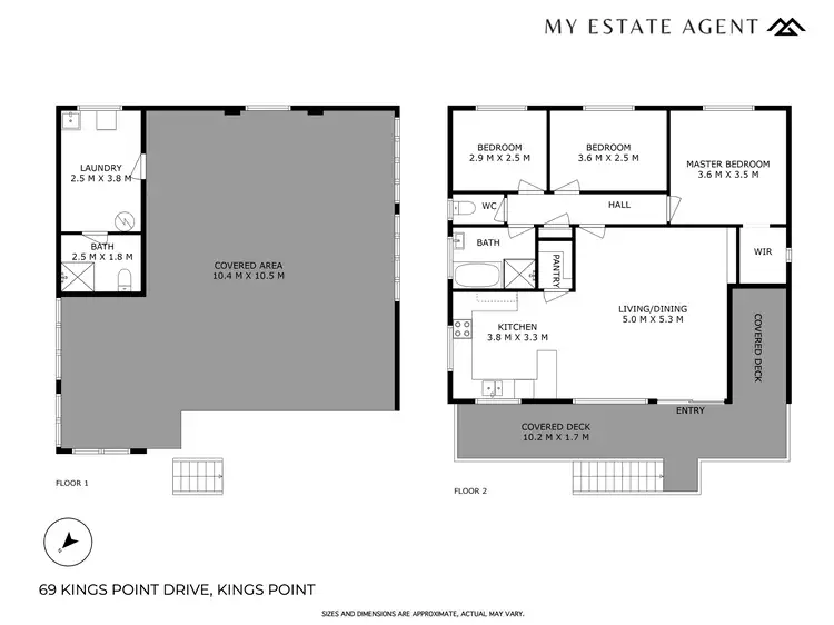 Floorplan of Homely house listing, 69 Kings Point Road, Kings Point NSW 2539