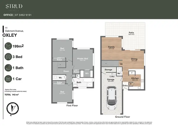 Floorplan of Homely unit listing, 42/11 Oakmont Avenue, Oxley QLD 4075