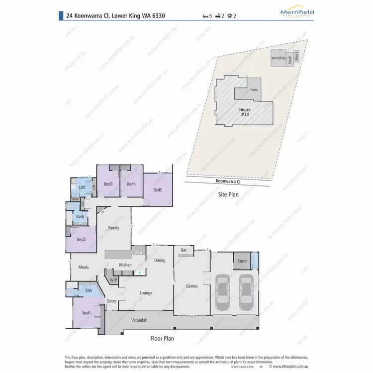Floorplan of Homely house listing, 24 Koonwarra Close, Lower King WA 6330