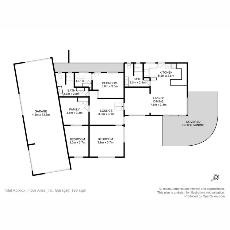 Floorplan of Homely house listing, 64 Swanwick Drive, Coles Bay TAS 7215