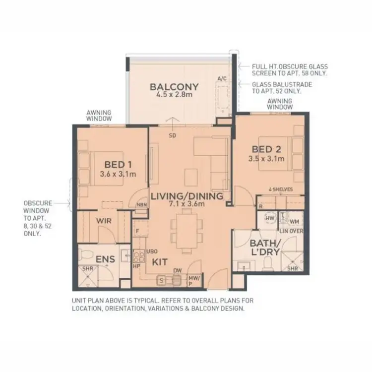 Floorplan of Homely apartment listing, 30/1 Kennedy Street, Maylands WA 6051