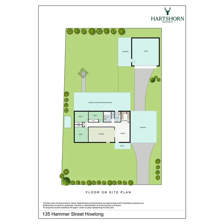 Floorplan of Homely house listing, 135 Hammer Street, Howlong NSW 2643