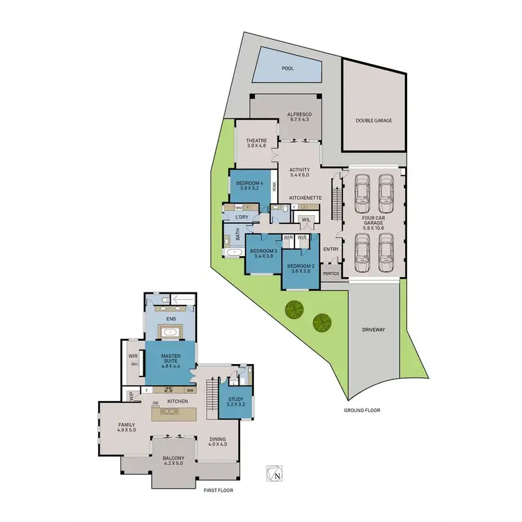 Floorplan of Homely house listing, 8 Abalone Place, Burns Beach WA 6028
