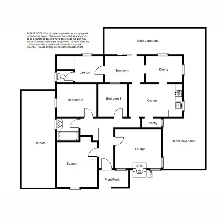 Floorplan of Homely house listing, 3 Leahy Street, Port Augusta SA 5700