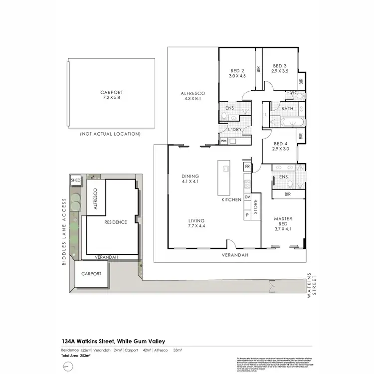 Floorplan of Homely house listing, 134A Watkins Street, White Gum Valley WA 6162