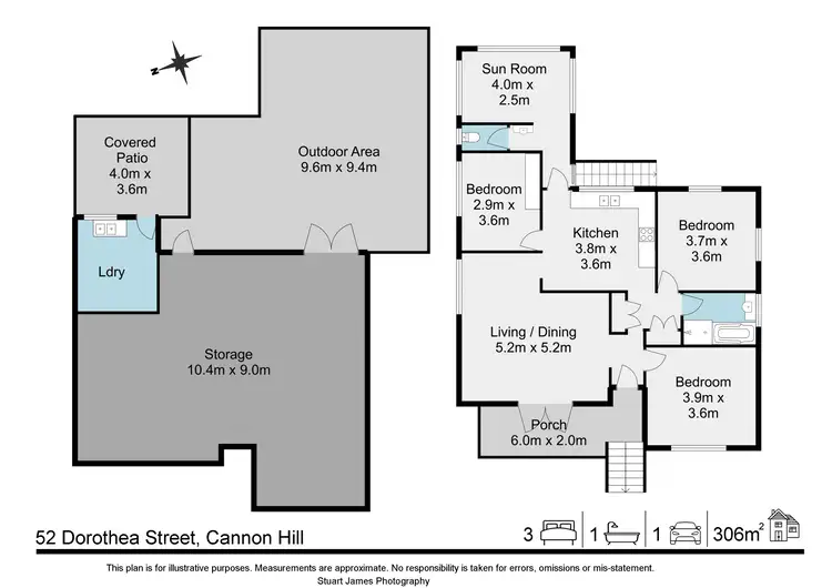 Floorplan of Homely house listing, 52 Dorothea Street, Cannon Hill QLD 4170