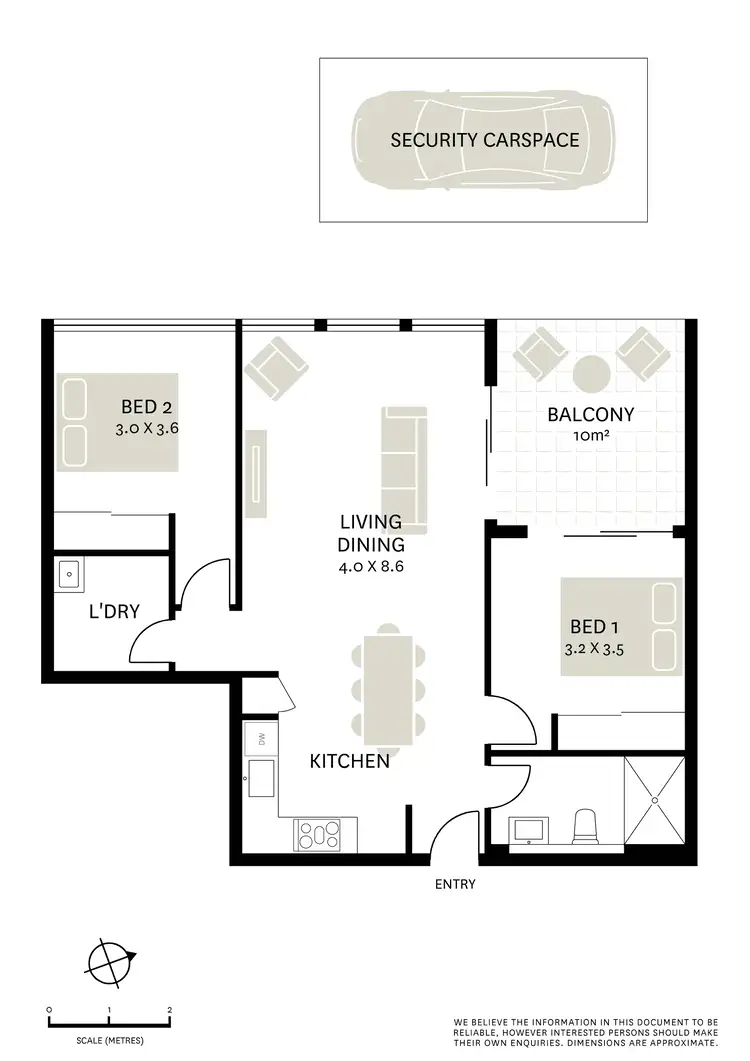 Floorplan of Homely apartment listing, 610/551 Gardeners Road, Mascot NSW 2020