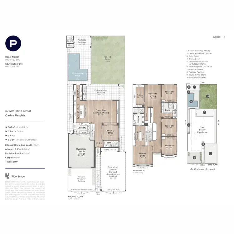 Floorplan of Homely house listing, 57 McGahan Street, Carina Heights QLD 4152