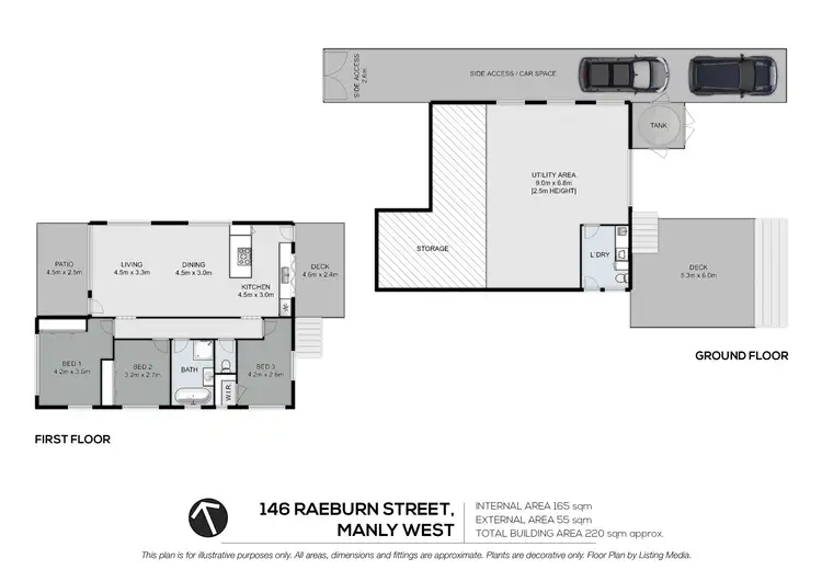 Floorplan of Homely house listing, 146 Raeburn Street, Manly West QLD 4179