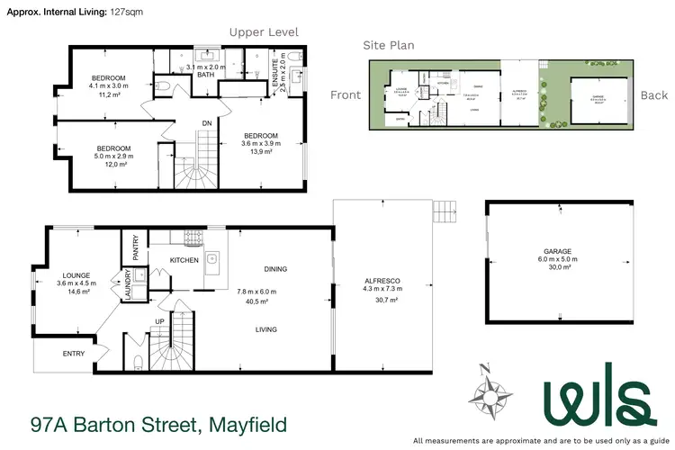 Floorplan of Homely house listing, 97A Barton Street, Mayfield NSW 2304