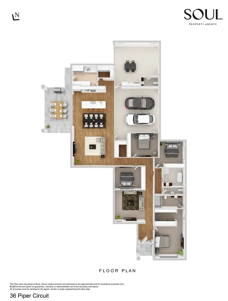 Floorplan of Homely house listing, 36 Piper Circuit, Griffith NSW 2680