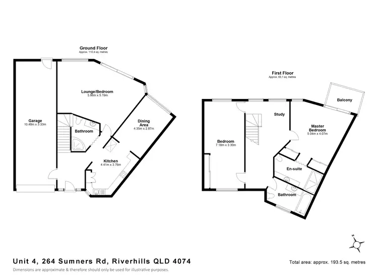 Floorplan of Homely townhouse listing, 4/264 Sumners Road, Riverhills QLD 4074