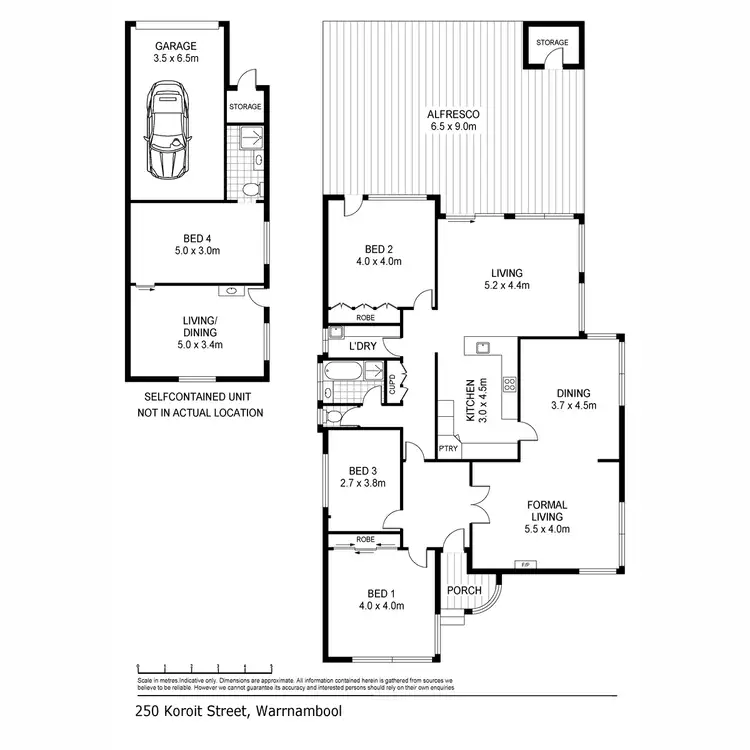 Floorplan of Homely house listing, 250 Koroit Street, Warrnambool VIC 3280