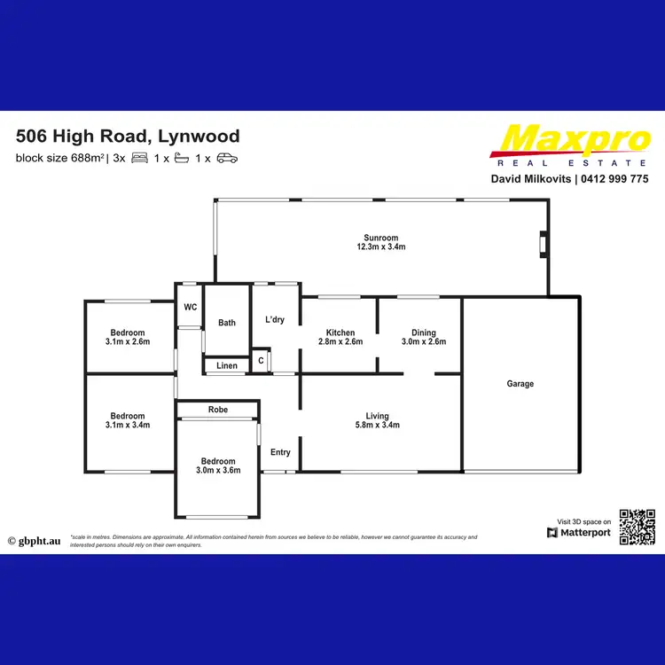 Floorplan of Homely house listing, 506 High Road, Lynwood WA 6147