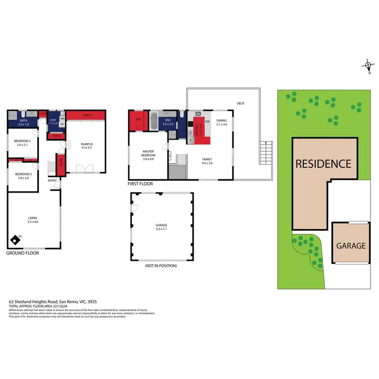 Floorplan of Homely house listing, 62 Shetland Heights Road, San Remo VIC 3925