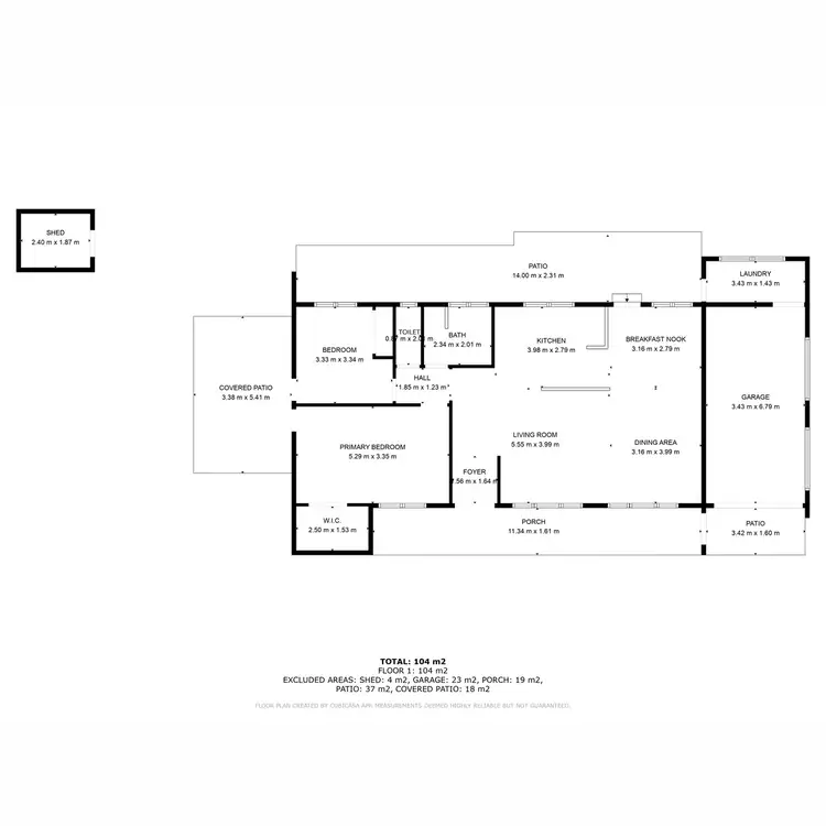 Floorplan of Homely house listing, 7 Limpus Street, Urangan QLD 4655