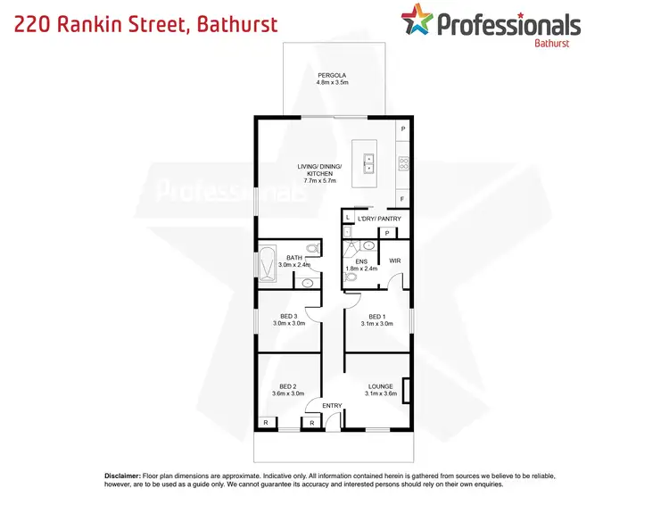 Floorplan of Homely house listing, 220 Rankin Street, Bathurst NSW 2795
