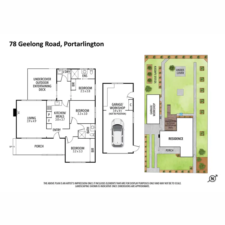 Floorplan of Homely house listing, 78 Geelong Road, Portarlington VIC 3223