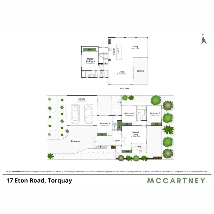 Floorplan of Homely house listing, 17 Eton Road, Torquay VIC 3228