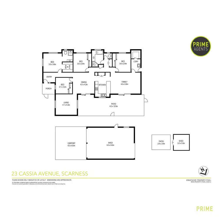 Floorplan of Homely house listing, 23 Cassia Avenue, Scarness QLD 4655