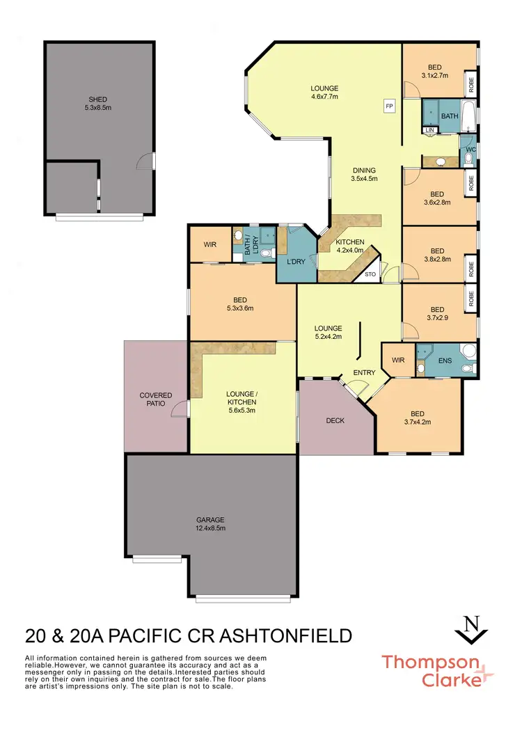 Floorplan of Homely house listing, 20 Pacific Crescent, Ashtonfield NSW 2323