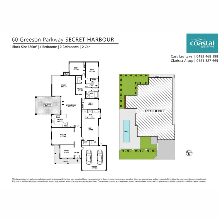 Floorplan of Homely house listing, 60 Greeson Parkway, Secret Harbour WA 6173