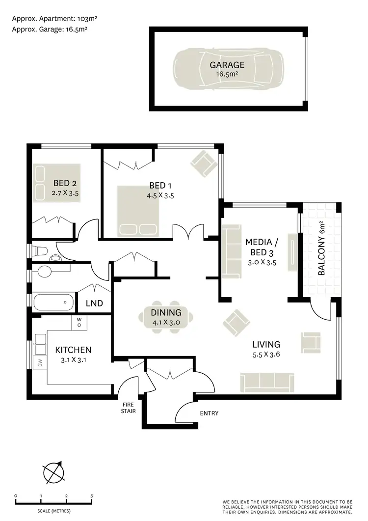 Floorplan of Homely apartment listing, 3/11 Annandale Street, Darling Point NSW 2027