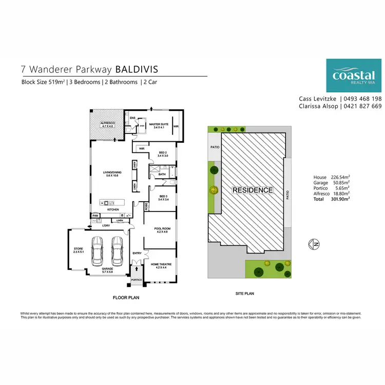 Floorplan of Homely house listing, 7 Wanderer Parkways, Baldivis WA 6171