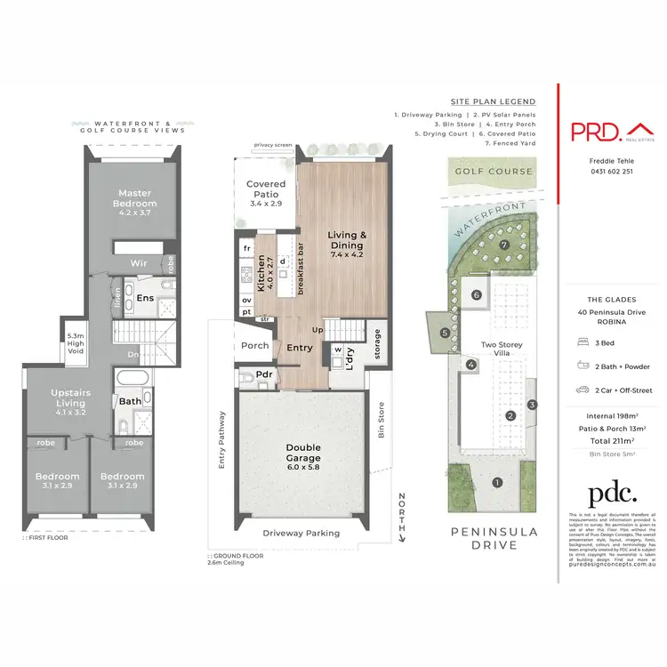 Floorplan of Homely house listing, 40 Peninsula Drive, Robina QLD 4226