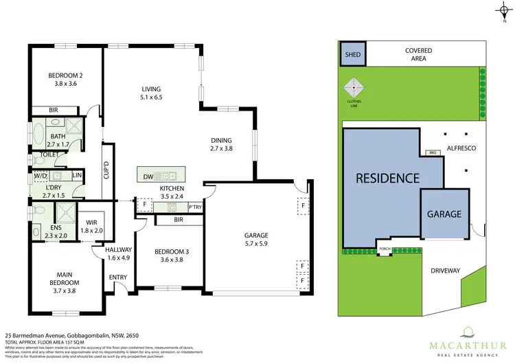Floorplan of Homely house listing, 25 Barmedman Avenue, Gobbagombalin NSW 2650