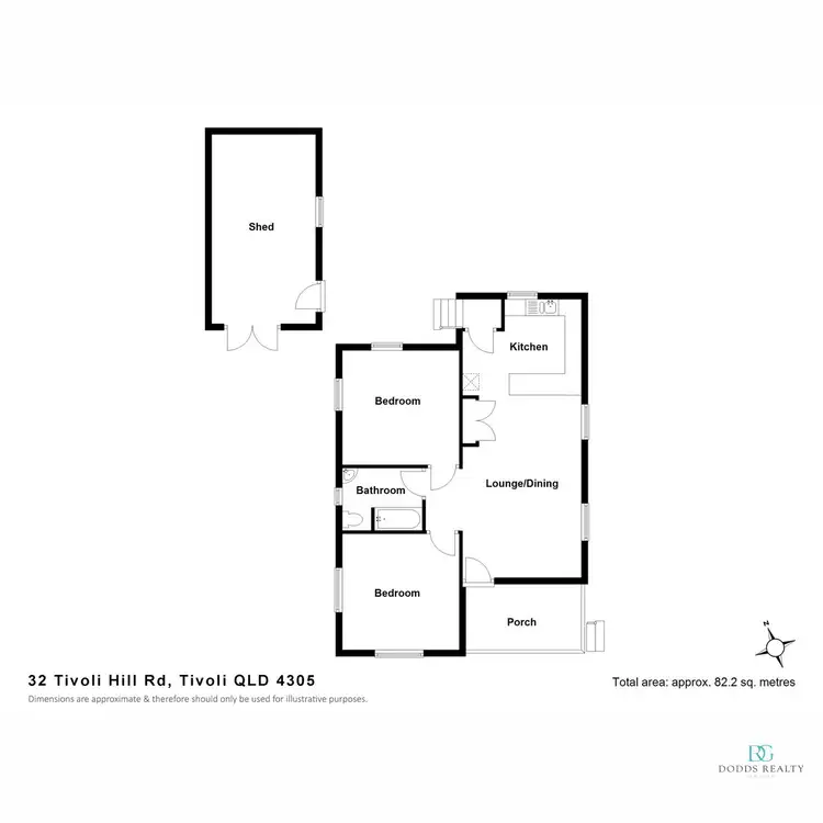 Floorplan of Homely house listing, 32 Tivoli Hill Road, Tivoli QLD 4305